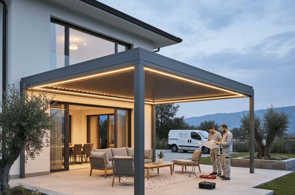 Pergole Bioclimatiche a Schio: Esterni Eleganti e Sicuri