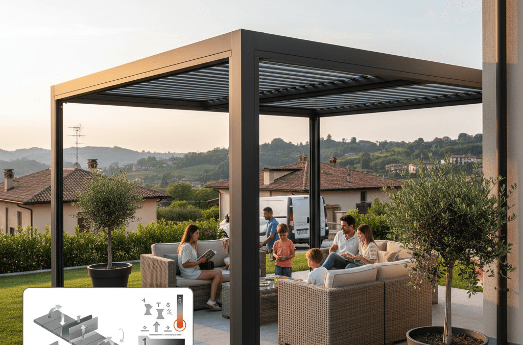 Pergole Bioclimatiche a Schio: Comfort Esterno e Risparmio Energetico
